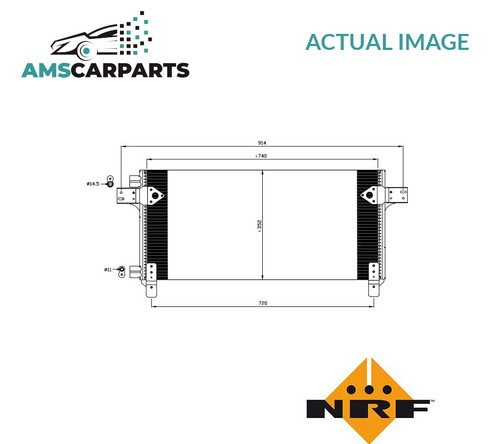 Air con condenser 35620 - a/c,