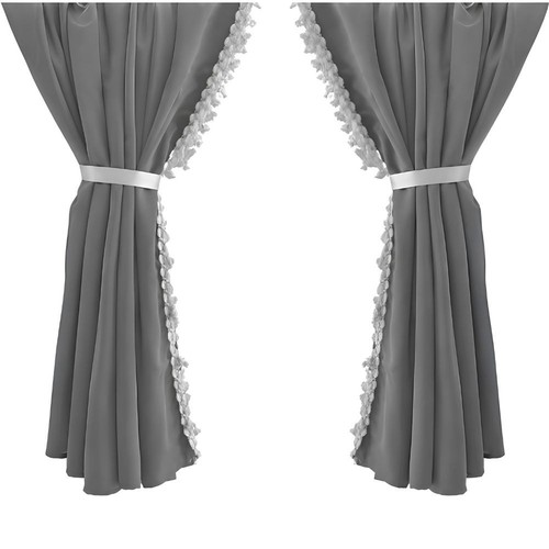 Truck curtains grey - , right