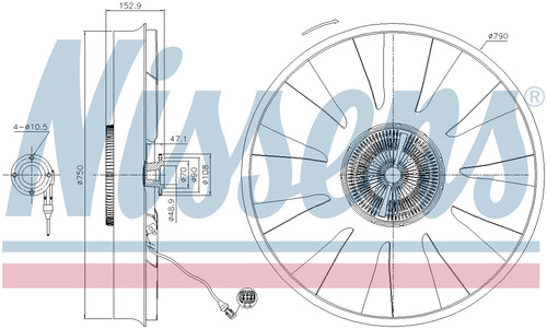 Nissens cooling fan - nissens,