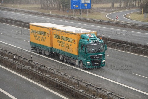 Truck photo man - man, drawbar