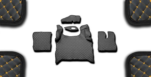 Black yellow eco - yellow, leather
