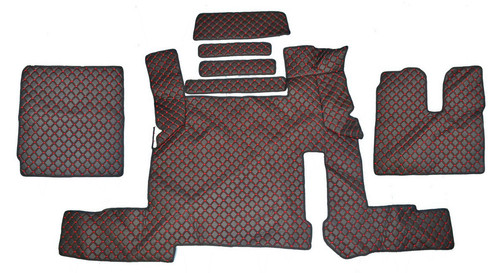 Red eco leather - red,
